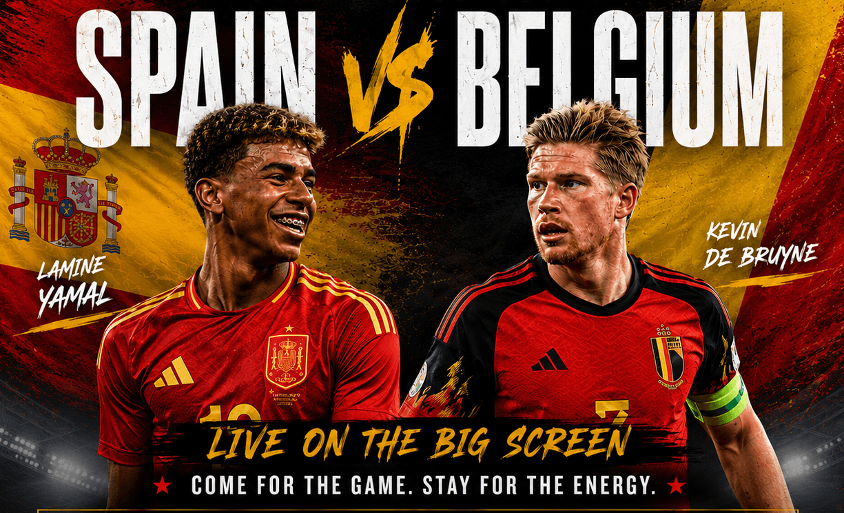 Spain vs Belgium: Watch Party